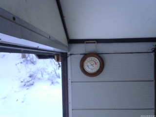 長野県菅平高原 ゆたか山荘 温度計 2026/01/06 08:15