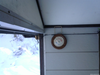 長野県菅平高原 ゆたか山荘 温度計 2026/01/06 09:15