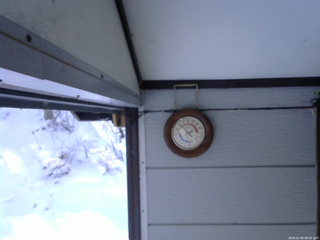 長野県菅平高原 ゆたか山荘 温度計 2026/01/06 09:45