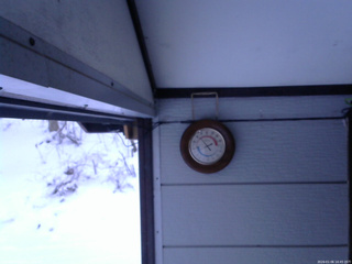 長野県菅平高原 ゆたか山荘 温度計 2026/01/06 16:45