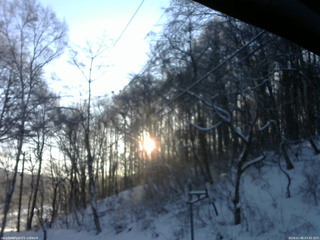 長野県菅平高原 ゆたか山荘 東側上空 2026/01/06 07:45