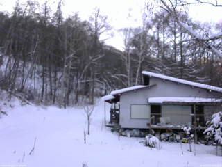 長野県菅平高原 ゆたか山荘 西側(坂上) 2026/01/07 14:45