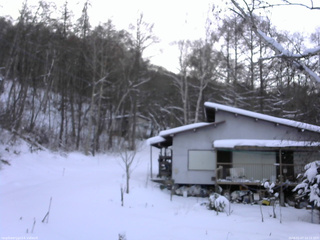 長野県菅平高原 ゆたか山荘 西側(坂上) 2026/01/07 16:15
