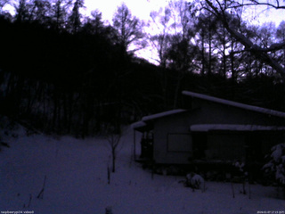 長野県菅平高原 ゆたか山荘 西側(坂上) 2026/01/07 17:15