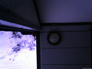 長野県菅平高原 ゆたか山荘 温度計 2026/01/07 06:30