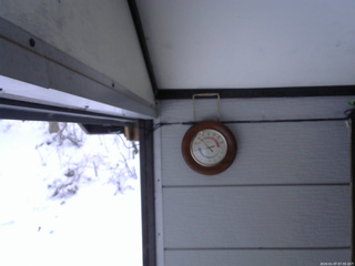 長野県菅平高原 ゆたか山荘 温度計 2026/01/07 07:30