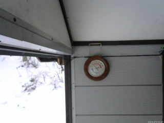 長野県菅平高原 ゆたか山荘 温度計 2026/01/07 07:45