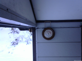 長野県菅平高原 ゆたか山荘 温度計 2026/01/07 16:00