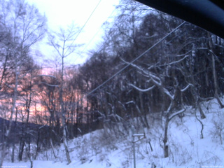 長野県菅平高原 ゆたか山荘 東側上空 2026/01/07 06:45