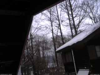 長野県菅平高原 ゆたか山荘 北側 2026/01/08 06:45