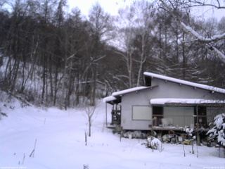 長野県菅平高原 ゆたか山荘 西側(坂上) 2026/01/08 06:45