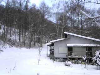 長野県菅平高原 ゆたか山荘 西側(坂上) 2026/01/08 07:45