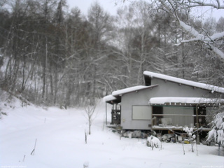 長野県菅平高原 ゆたか山荘 西側(坂上) 2026/01/08 11:45