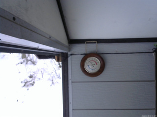 長野県菅平高原 ゆたか山荘 温度計 2026/01/08 08:15