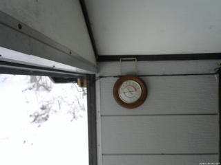 長野県菅平高原 ゆたか山荘 温度計 2026/01/08 09:15