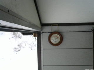 長野県菅平高原 ゆたか山荘 温度計 2026/01/08 10:45