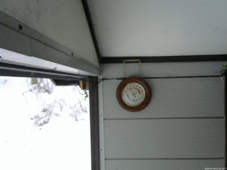 長野県菅平高原 ゆたか山荘 温度計 2026/01/08 11:45