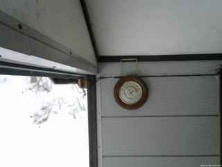 長野県菅平高原 ゆたか山荘 温度計 2026/01/08 13:45