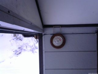 長野県菅平高原 ゆたか山荘 温度計 2026/01/08 16:45