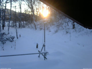 長野県菅平高原 ゆたか山荘 東側(坂下) 2026/01/09 07:15