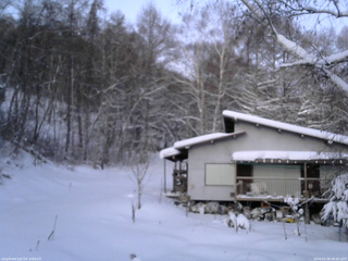 長野県菅平高原 ゆたか山荘 西側(坂上) 2026/01/09 06:45