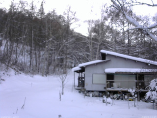 長野県菅平高原 ゆたか山荘 西側(坂上) 2026/01/09 16:15