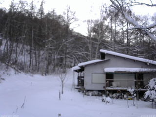 長野県菅平高原 ゆたか山荘 西側(坂上) 2026/01/09 16:45