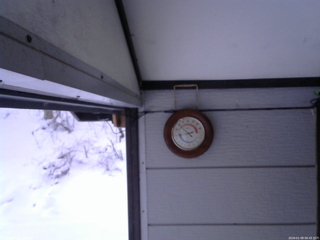 長野県菅平高原 ゆたか山荘 温度計 2026/01/09 06:45