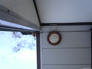 長野県菅平高原 ゆたか山荘 温度計 2026/01/09 07:15