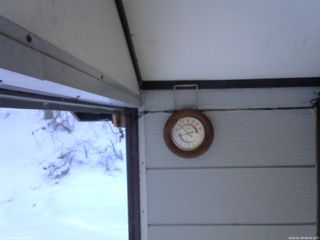 長野県菅平高原 ゆたか山荘 温度計 2026/01/09 08:00