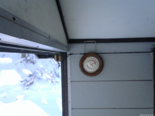 長野県菅平高原 ゆたか山荘 温度計 2026/01/09 09:45