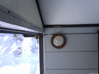 長野県菅平高原 ゆたか山荘 温度計 2026/01/09 11:00