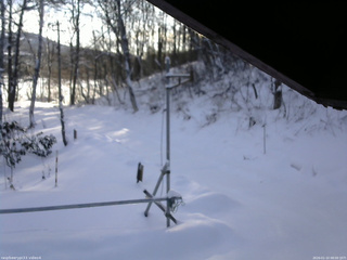 長野県菅平高原 ゆたか山荘 東側(坂下) 2026/01/10 08:00