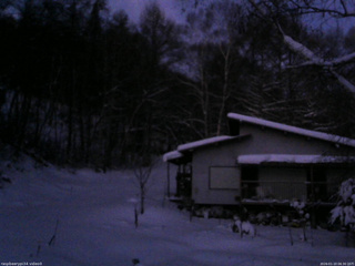 長野県菅平高原 ゆたか山荘 西側(坂上) 2026/01/10 06:30