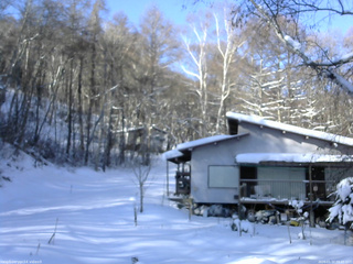長野県菅平高原 ゆたか山荘 西側(坂上) 2026/01/10 09:45
