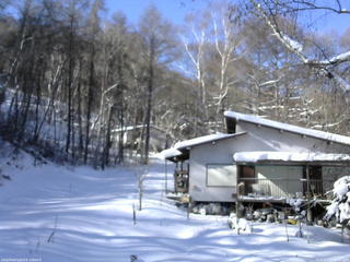 長野県菅平高原 ゆたか山荘 西側(坂上) 2026/01/10 10:45