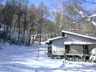 長野県菅平高原 ゆたか山荘 西側(坂上) 2026/01/10 11:00