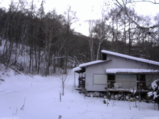 長野県菅平高原 ゆたか山荘 西側(坂上) 2026/01/10 16:45
