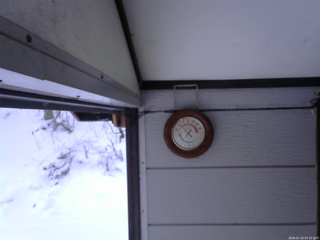 長野県菅平高原 ゆたか山荘 温度計 2026/01/10 07:15