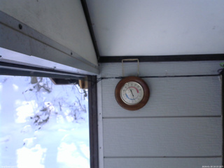 長野県菅平高原 ゆたか山荘 温度計 2026/01/10 10:15