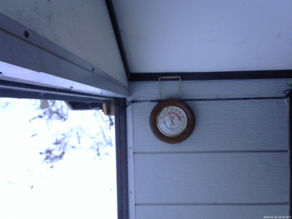 長野県菅平高原 ゆたか山荘 温度計 2026/01/10 16:00