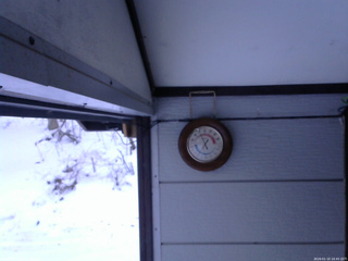 長野県菅平高原 ゆたか山荘 温度計 2026/01/10 16:45