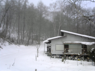 長野県菅平高原 ゆたか山荘 西側(坂上) 2026/01/11 08:15