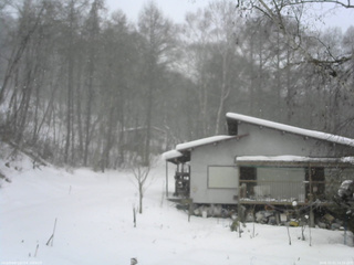 長野県菅平高原 ゆたか山荘 西側(坂上) 2026/01/11 11:15
