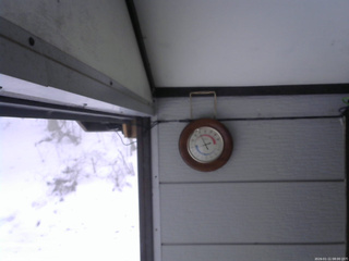 長野県菅平高原 ゆたか山荘 温度計 2026/01/11 08:00