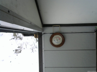 長野県菅平高原 ゆたか山荘 温度計 2026/01/11 09:00