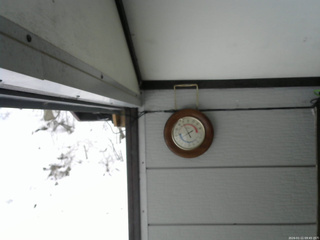 長野県菅平高原 ゆたか山荘 温度計 2026/01/11 09:45