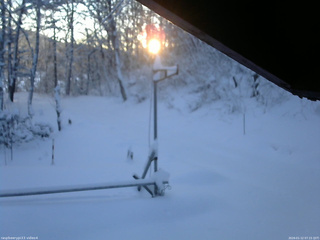 長野県菅平高原 ゆたか山荘 東側(坂下) 2026/01/12 07:15