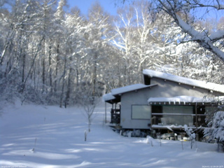長野県菅平高原 ゆたか山荘 西側(坂上) 2026/01/12 09:30