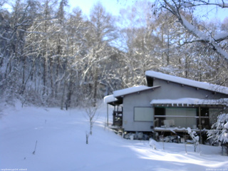 長野県菅平高原 ゆたか山荘 西側(坂上) 2026/01/12 13:45